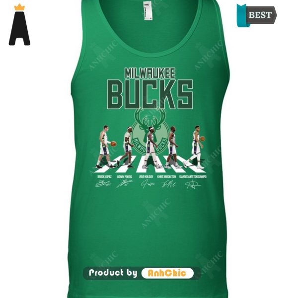 TRENDING Milwaukee Bucks Road Fusion Fashion T-Shirt