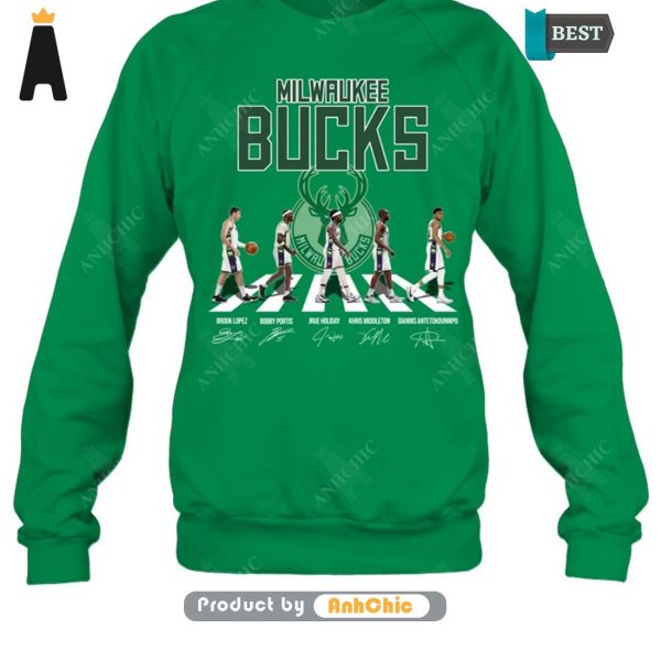 TRENDING Milwaukee Bucks Road Fusion Fashion T-Shirt