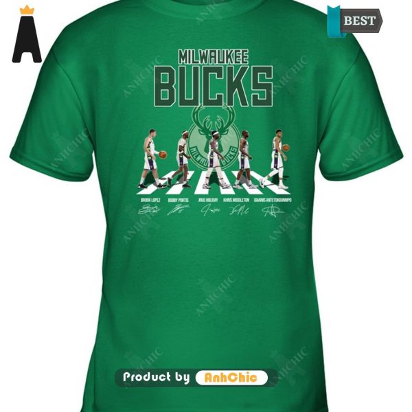 TRENDING Milwaukee Bucks Road Fusion Fashion T-Shirt