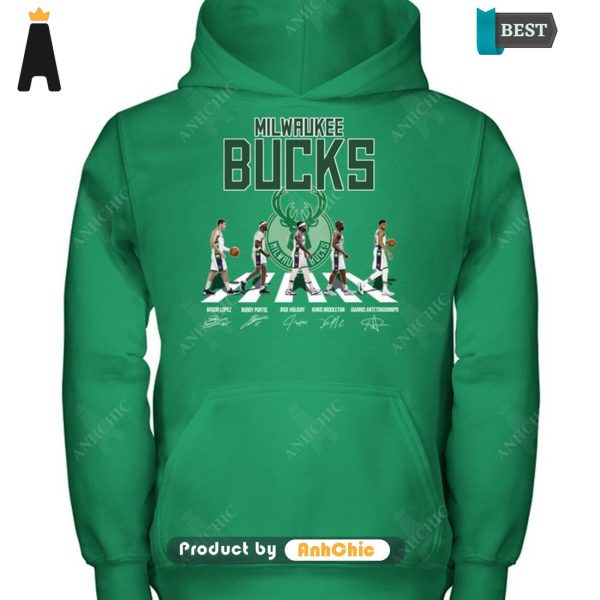 TRENDING Milwaukee Bucks Road Fusion Fashion T-Shirt