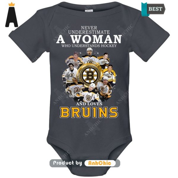 TRENDING Never Underestimate A Woman Who Understands Hockey And Loves Bruins Hot Winter T-Shirt