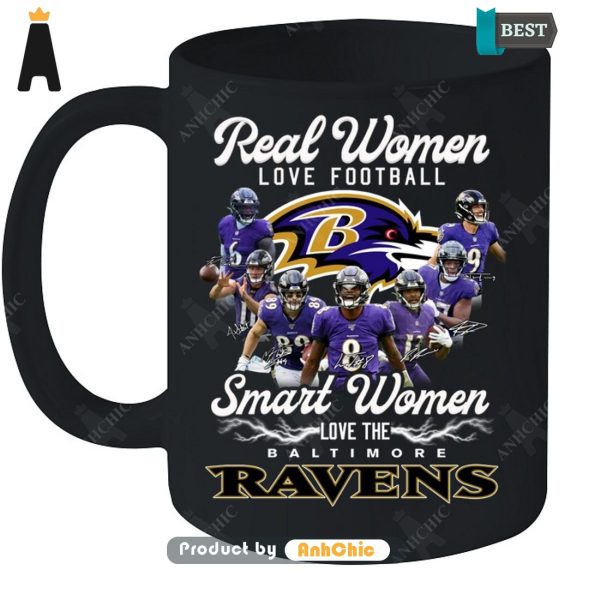 TRENDING Real Women Loves Football Smart Women Loves The Baltimore Ravens Hot Winter T-Shirt