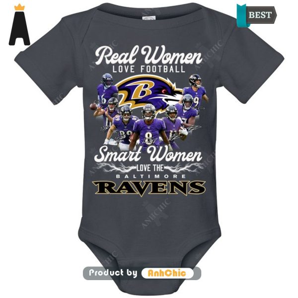 TRENDING Real Women Loves Football Smart Women Loves The Baltimore Ravens Hot Winter T-Shirt