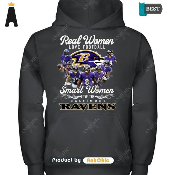 TRENDING Real Women Loves Football Smart Women Loves The Baltimore Ravens Hot Winter T-Shirt