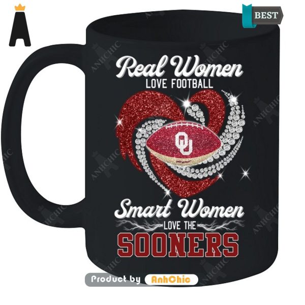 TRENDING Real Women Loves Football Smart Women Loves The Sooners Urban Vibes T-Shirt