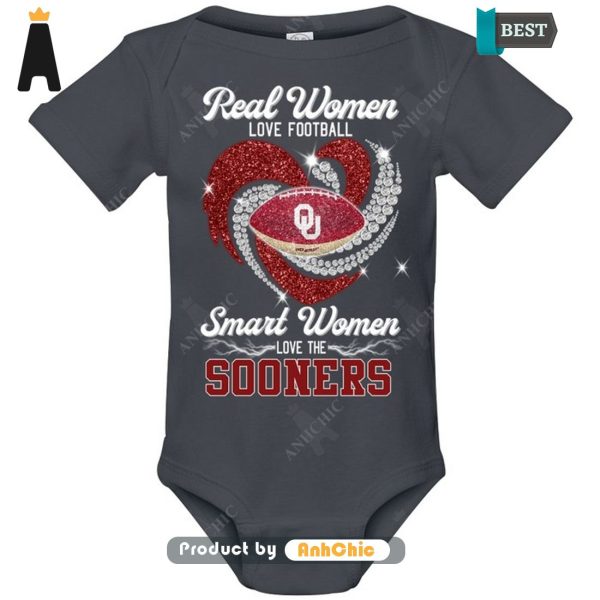 TRENDING Real Women Loves Football Smart Women Loves The Sooners Urban Vibes T-Shirt