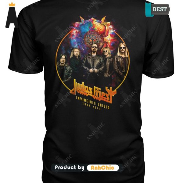 [TRENDY] Judas Priest Invincible Shield Tour 2024 Urban Streetwear T-Shirt