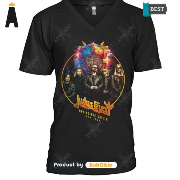 [TRENDY] Judas Priest Invincible Shield Tour 2024 Urban Streetwear T-Shirt