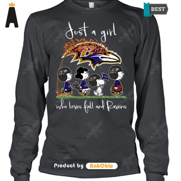 [TRENDY] Just A Girl Who Loves Ball And Ravens Signature Series T-Shirt