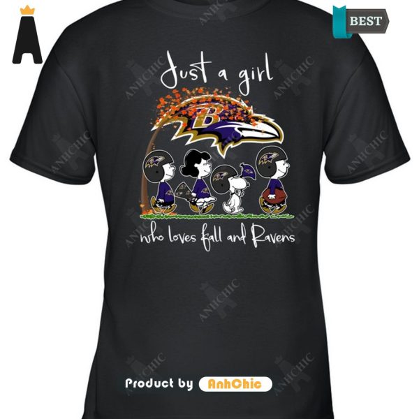 [TRENDY] Just A Girl Who Loves Ball And Ravens Signature Series T-Shirt