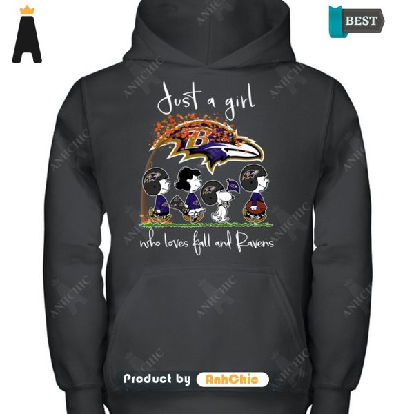 [TRENDY] Just A Girl Who Loves Ball And Ravens Signature Series T-Shirt