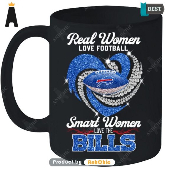 [TRENDY] Real Women Love Football Smart Women Love The BILLS Street Style T-Shirt