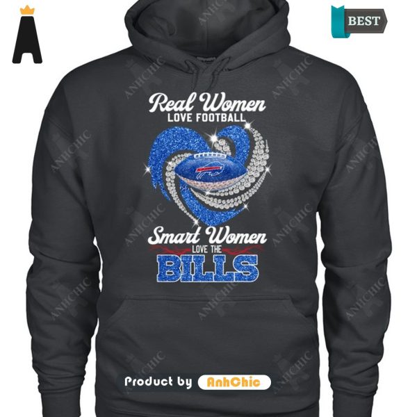 [TRENDY] Real Women Love Football Smart Women Love The BILLS Street Style T-Shirt