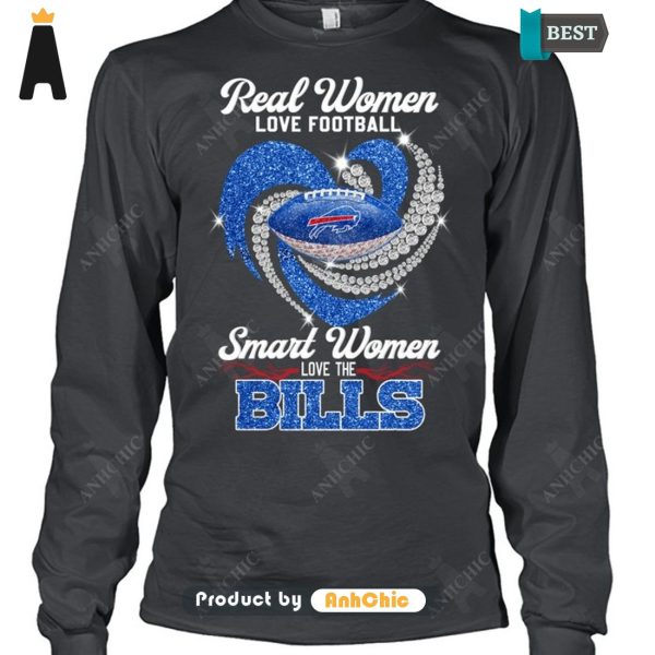 [TRENDY] Real Women Love Football Smart Women Love The BILLS Street Style T-Shirt