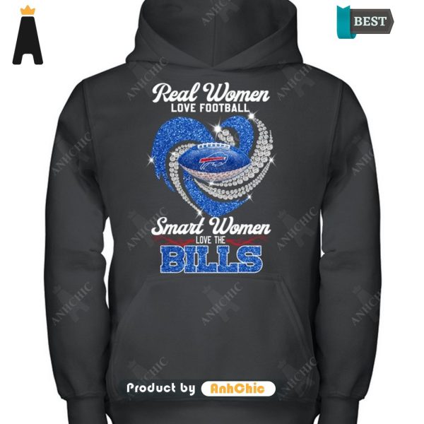 [TRENDY] Real Women Love Football Smart Women Love The BILLS Street Style T-Shirt