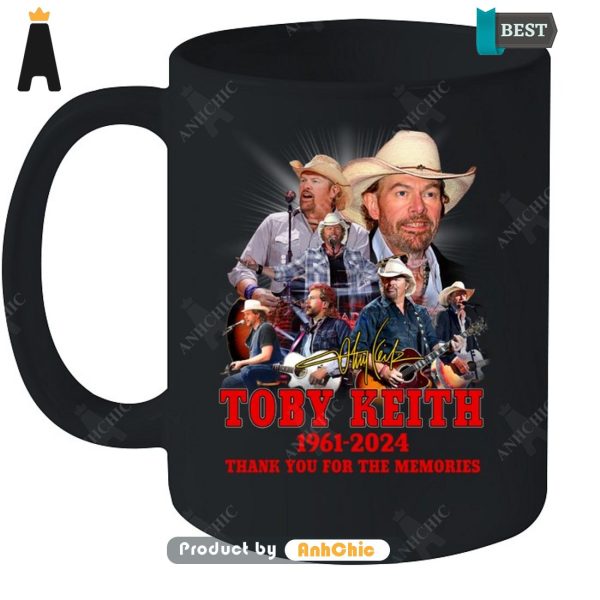 [TRENDY] Toby Keith 1961-2024 Thank You For The Memories Luxury Comfort T-Shirt, Long Sleeve, SweatShirt, Polo, Hoodie