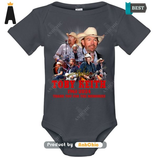 [TRENDY] Toby Keith 1961-2024 Thank You For The Memories Luxury Comfort T-Shirt, Long Sleeve, SweatShirt, Polo, Hoodie