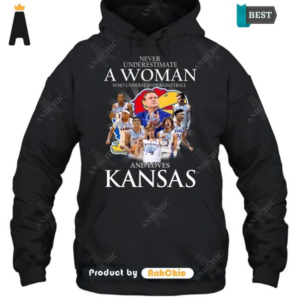 UNIQUE Never Underestimate A Woman Who Understands Basketball And Loves Kansas Hot Winter T-Shirt