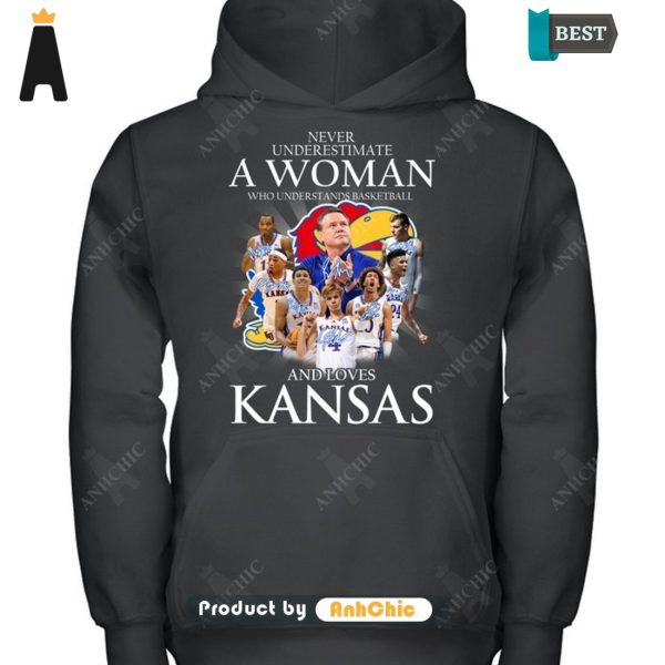 UNIQUE Never Underestimate A Woman Who Understands Basketball And Loves Kansas Hot Winter T-Shirt