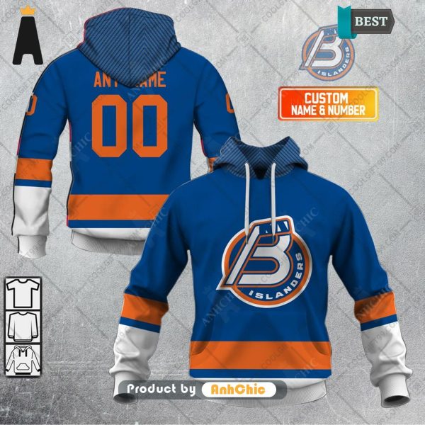 UNIQUE Personalized AHL Bridgeport Islanders Color jersey Style  Trending Collection 3D Hoodie