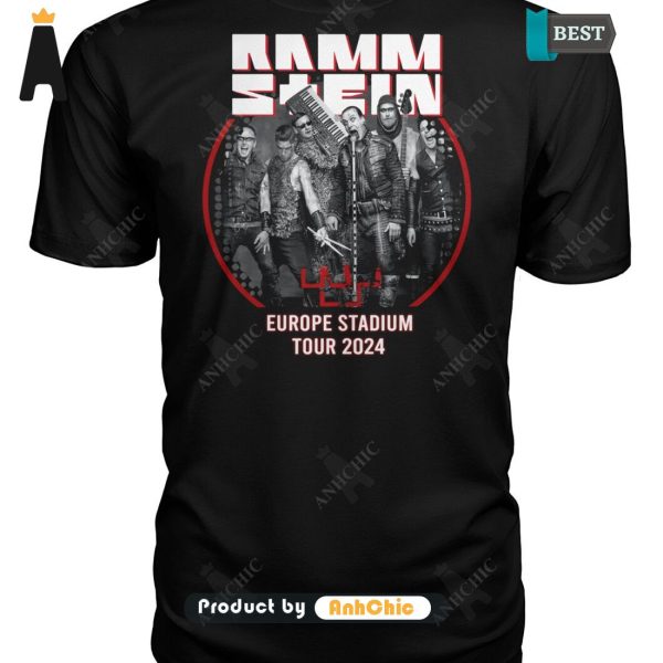 UNIQUE Rammstein Europe Stadium Tour 2024 Street Style T-Shirt