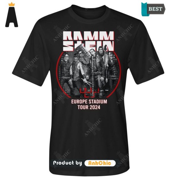 UNIQUE Rammstein Europe Stadium Tour 2024 Street Style T-Shirt