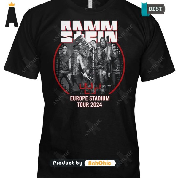 UNIQUE Rammstein Europe Stadium Tour 2024 Street Style T-Shirt