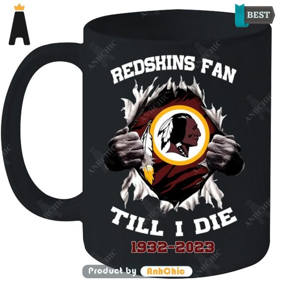 UNIQUE REDSKINS Till I Die 1932-2023 Urban Streetwear T-Shirt