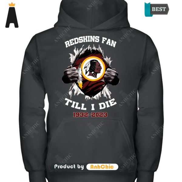 UNIQUE REDSKINS Till I Die 1932-2023 Urban Streetwear T-Shirt