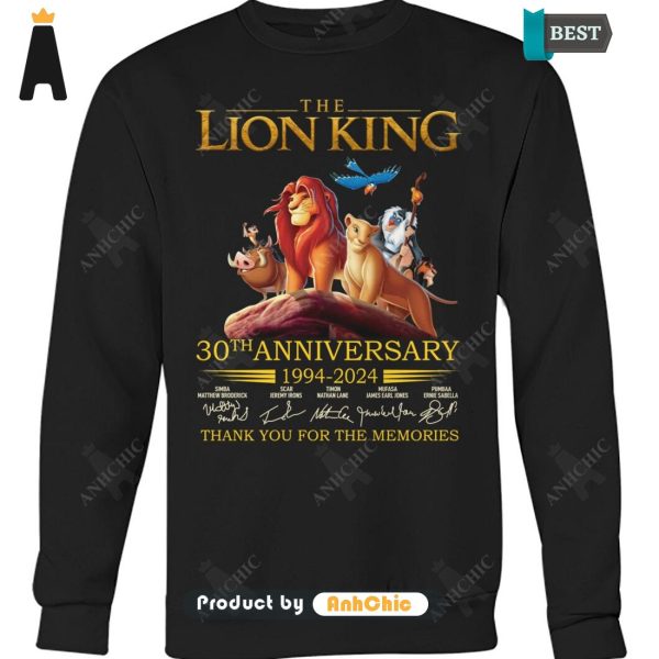 UNIQUE The LION KING 30th Anniversary 1994-2024 Thank You For The Memories Trending Collection T-Shirt