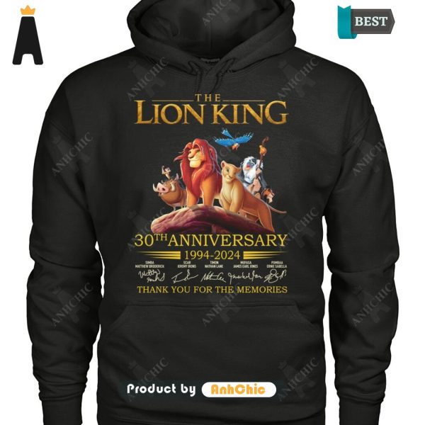 UNIQUE The LION KING 30th Anniversary 1994-2024 Thank You For The Memories Trending Collection T-Shirt