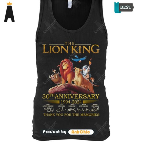 UNIQUE The LION KING 30th Anniversary 1994-2024 Thank You For The Memories Trending Collection T-Shirt