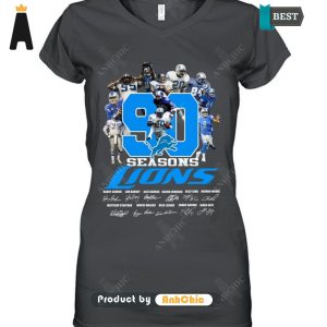 NEW 90 Seasons Detroit Lions Limitted Edition T-Shirt